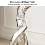 Silver Sculpture Illuminated Ball Ambient Light