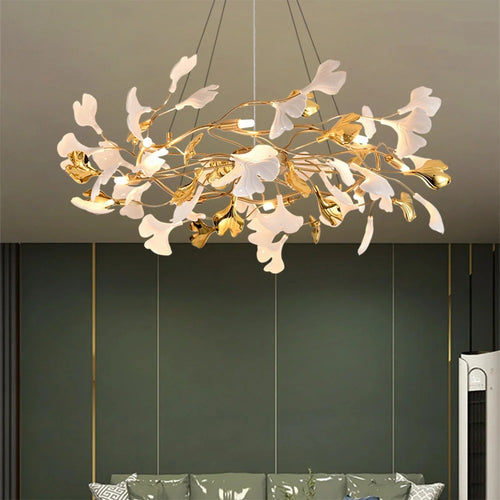 Ginkgo Leaf Chandelier