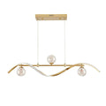 Golden Kitchen Island Pendant Light