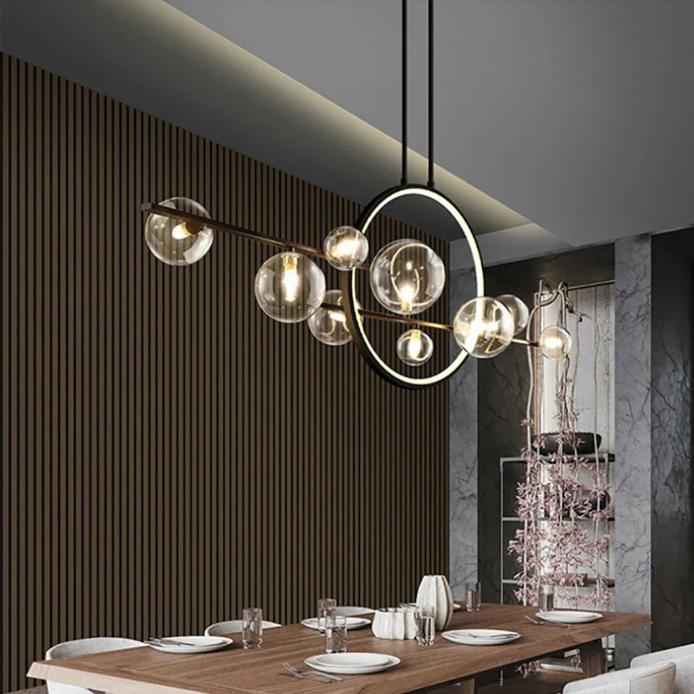 Modern Black Living Room Island Artistic Chandelier