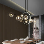 Modern Black Living Room Island Artistic Chandelier