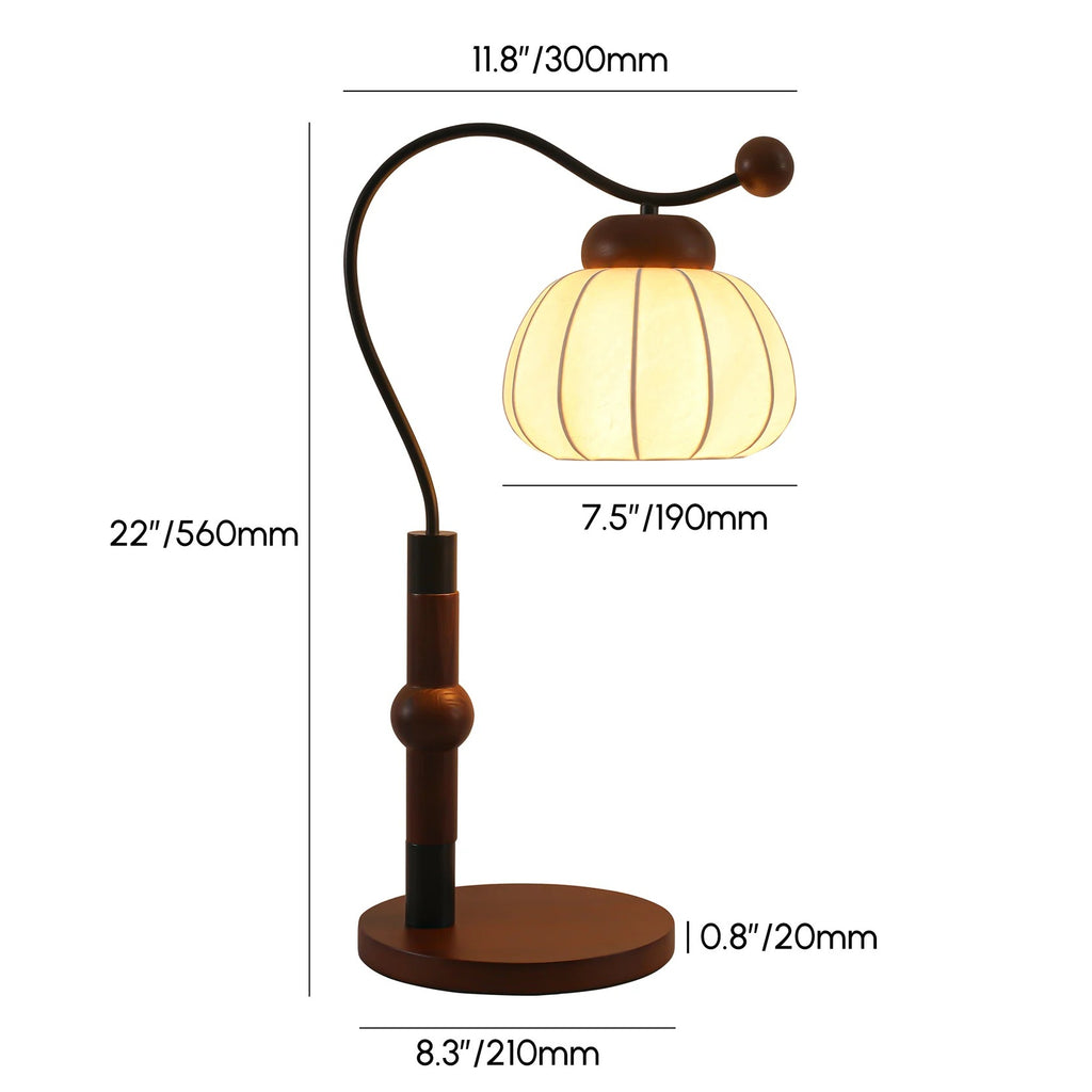 Retro Pumpkin Table Lamp