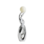 Silver Sculpture Illuminated Ball Ambient Light