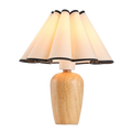 Wooden Vase Lampshade Table Lamp